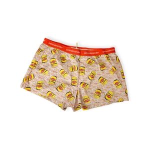 Peter Alexander Men's Vegemire Print Boxers - Red and Yellow